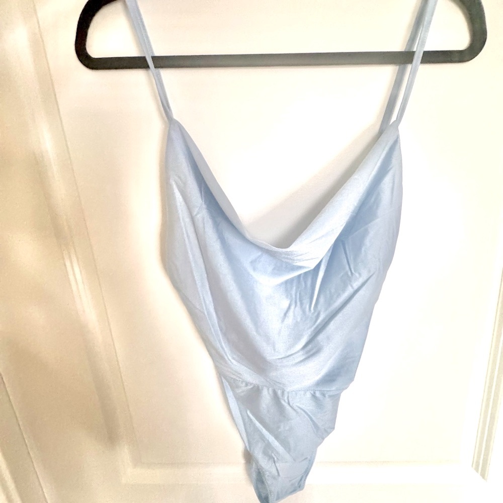 Baby blue bodysuit